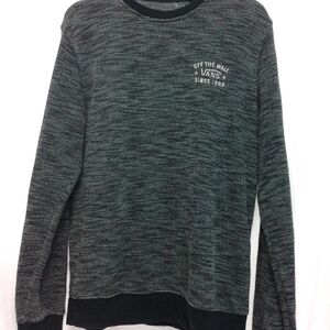 Vans Men's Charcoal Crewneck Sweater